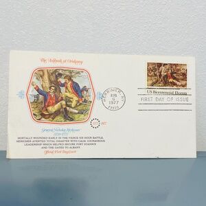 1722 Herkimer at Oriskany US Bicentennial Stamp Cachet Postmarked 1977